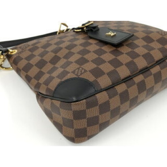 Louis Vuitton Odeon NM PM Damier Leather Shoulder Bag Ebene Brown - Picture 4 of 9